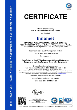 ISO Metal Powders
